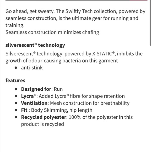 NWT Lululemon Swiftly Tech Short Sleeve 2.0 Wild Mint / Wild Mint Size 8 - Picture 9 of 10